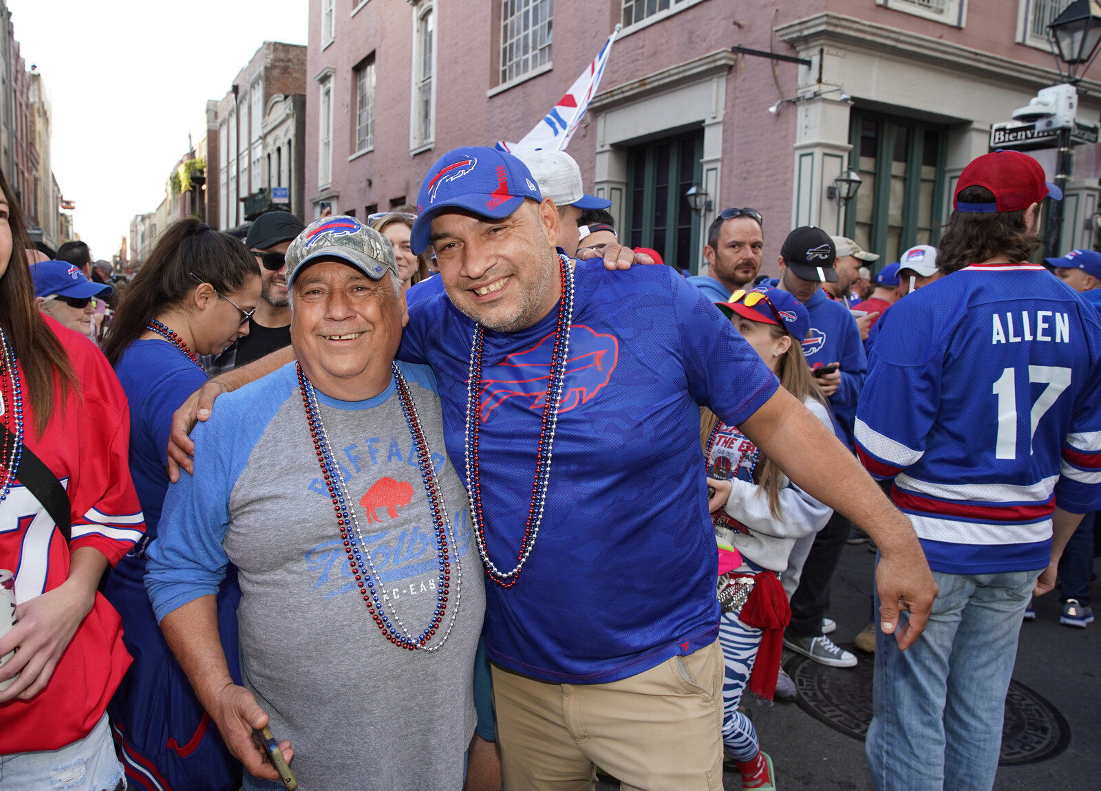 Buffalo Bills packers of NOLA Takeover Parade